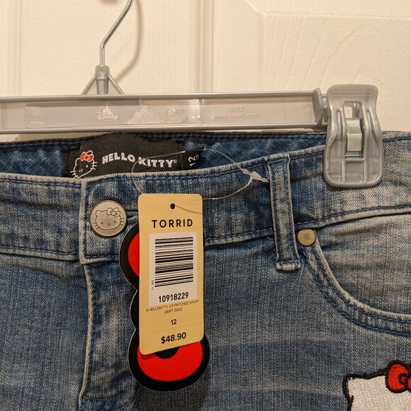 Torrid Hello Kitty Denim Shorts - Picture 2 of 3